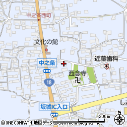 長野県埴科郡坂城町中之条789周辺の地図