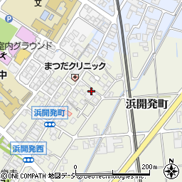 石川県能美市浜開発町丁7周辺の地図