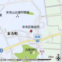 石川県能美市末寺町イ205周辺の地図