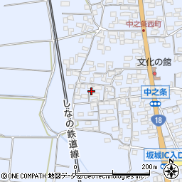 長野県埴科郡坂城町中之条699周辺の地図
