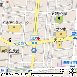 金子鮮魚店周辺の地図