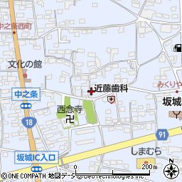 長野県埴科郡坂城町中之条799周辺の地図