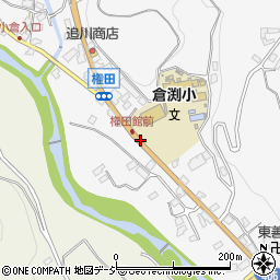 倉渕中央小学校前周辺の地図