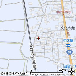 長野県埴科郡坂城町中之条698周辺の地図