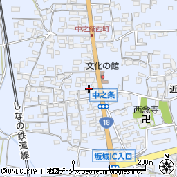 長野県埴科郡坂城町中之条668周辺の地図
