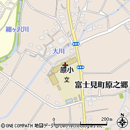 群馬県前橋市富士見町原之郷1933周辺の地図