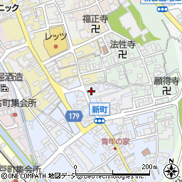 鶴来横町うらら館周辺の地図