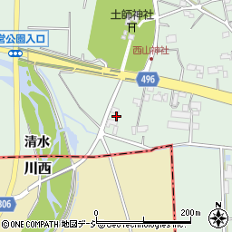 長野県大町市常盤西山134-16周辺の地図