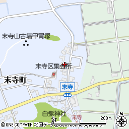 石川県能美市末寺町イ38周辺の地図