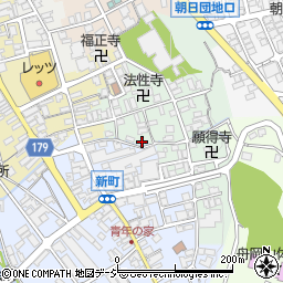 石川県白山市鶴来清沢町ヨ129周辺の地図