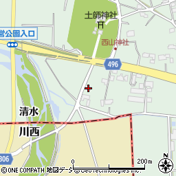 長野県大町市常盤西山134周辺の地図
