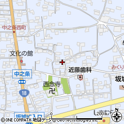 長野県埴科郡坂城町中之条802周辺の地図