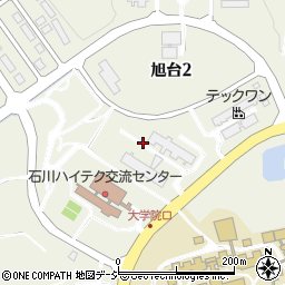 石川県能美市旭台周辺の地図