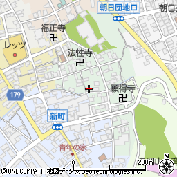 石川県白山市鶴来清沢町ヨ115周辺の地図