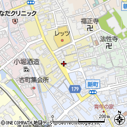 石川県白山市鶴来本町１丁目ワ97周辺の地図