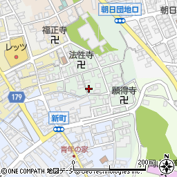 石川県白山市鶴来清沢町ヨ116周辺の地図