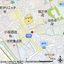 石川県白山市鶴来本町１丁目ワ99周辺の地図