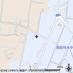 栃木県栃木市都賀町家中261-2周辺の地図