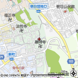 石川県白山市鶴来清沢町ヨ108-1周辺の地図