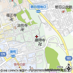 石川県白山市鶴来清沢町ヨ105周辺の地図