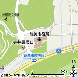 北國銀行能美市役所 ＡＴＭ周辺の地図