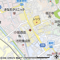 石川県白山市鶴来本町１丁目ワ53周辺の地図
