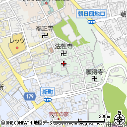 石川県白山市鶴来清沢町ヨ124周辺の地図