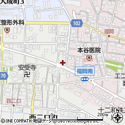 石川県能美市西二口町イ1周辺の地図