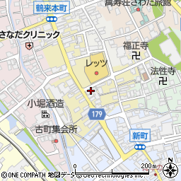 飛彈屋三井住友海上鶴来代理店周辺の地図