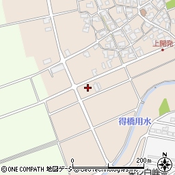 石川県能美市上開発町ヘ周辺の地図