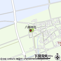 八幡神社周辺の地図