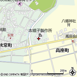 石川県能美市秋常町甲周辺の地図