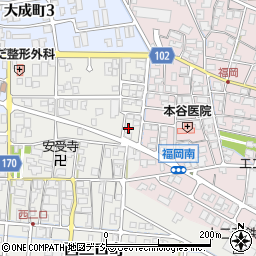 石川県能美市西二口町イ2周辺の地図