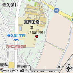 八幡山神社周辺の地図