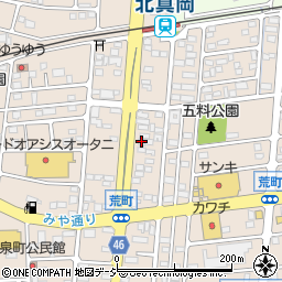 金田畳店周辺の地図