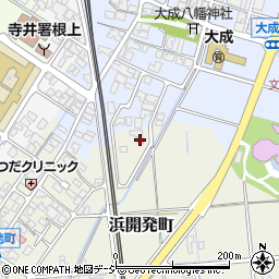 石川県能美市浜開発町乙124周辺の地図