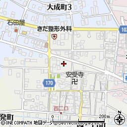 石川県能美市西二口町（丙）周辺の地図