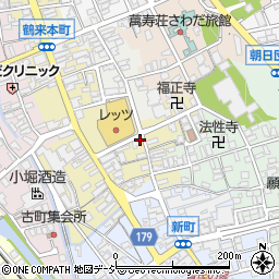 石川県白山市鶴来上東町カ周辺の地図