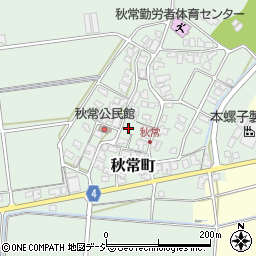 石川県能美市秋常町ト周辺の地図