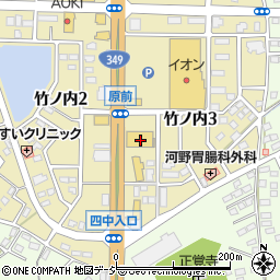 ウエルシア那珂竹ノ内店周辺の地図