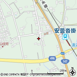 長野県大町市常盤3744周辺の地図
