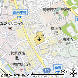 株式会社白整舎　レッツ鶴来店周辺の地図