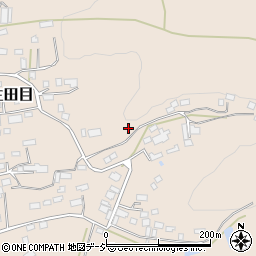 栃木県芳賀郡益子町生田目周辺の地図