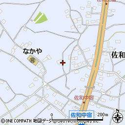 茨城県ひたちなか市佐和周辺の地図