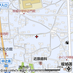 長野県埴科郡坂城町中之条周辺の地図