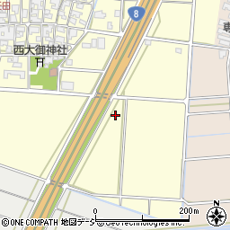 石川県能美市西任田町ヌ周辺の地図