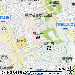 福正寺周辺の地図