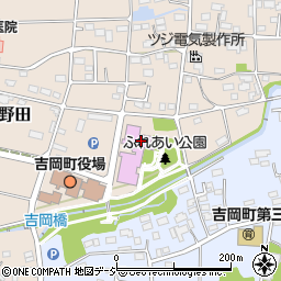 吉岡町文化センター周辺の地図