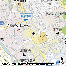 石川県白山市鶴来本町２丁目ワ121周辺の地図