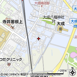 石川県能美市大成町乙周辺の地図